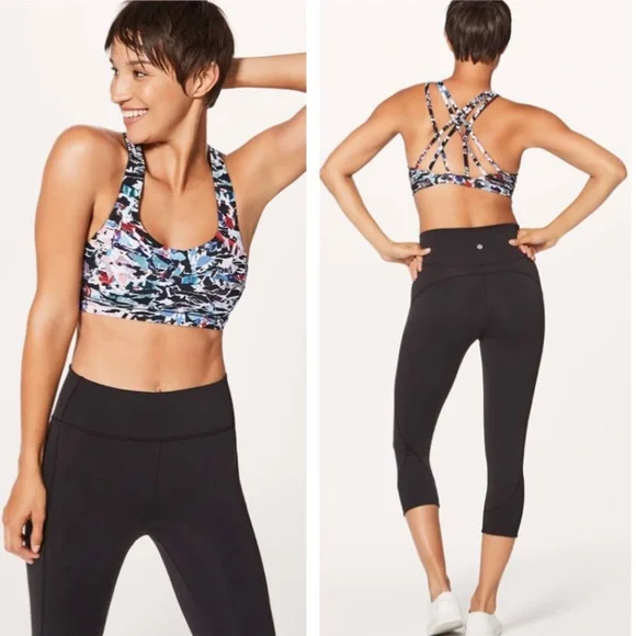 LULULEMON Free To Be Serene Sport Bra Size 8 - Picture 1 of 5